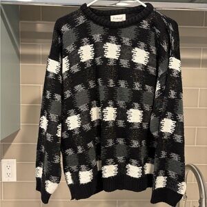 Vintage 90s Protege Made in USA Knit Crewneck Sweater Size L